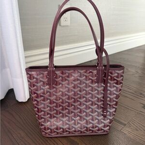Goyard Plum Tote Bag
